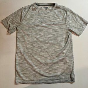 Boys Gray Athletic Short Sleeve Shirt